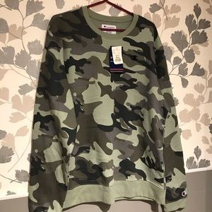 New with tags camouflage champion XL sweater